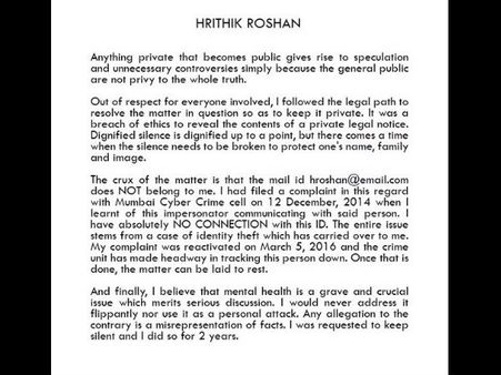 Hrithik Roshan Finally Breaks His Silence, Opens Up About Kangana Ranaut, Affair & Legal Notice