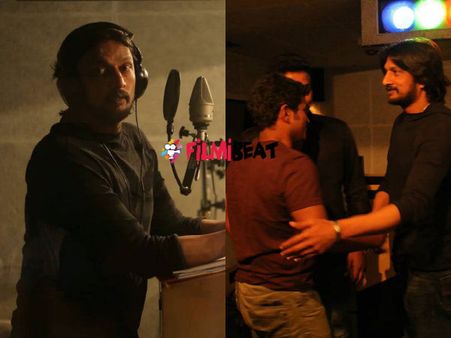 PICS: Kichcha Sudeep Lends Voice For Powerstar's Chakravyuha!