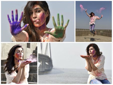 Colourful Pics! Kriti Sanon's Holi Special Photoshoot Is Just Wow; Also Read Celebs' Wishes!