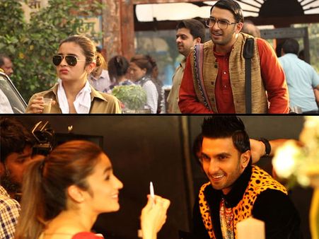 Alia Bhatt & Ranveer Singh Shoot For A Mystery Project, See Their Adorable Pictures