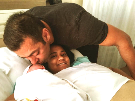 EXCLUSIVE! Salman Khan's FIRST PHOTO With Newborn Nephew Ahil & Sister Arpita Khan Sharma!