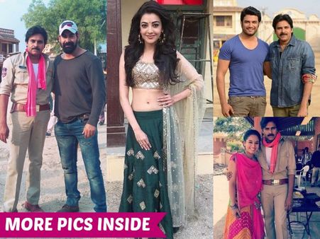 Photo Session With Pawan Kalyan On The Sets Of Sardaar Gabbar Singh