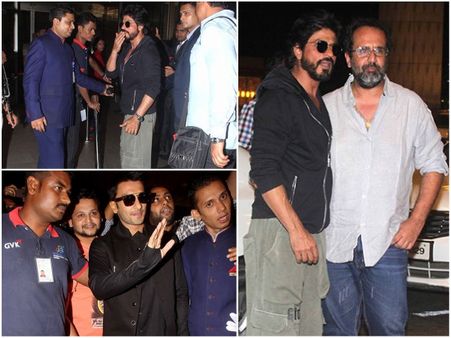 Spotted! Shahrukh Khan, Ranveer Singh At Airport Leaving For TOIFA, Dubai!