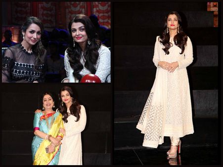 Hot Pictures! Aishwarya Rai Bachchan & Malaika Arora Khan Spotted Together During Sarbjit Promotion!