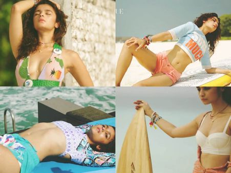 Unseen & Too Hot! Alia Bhatt From Behind The Scenes For Vogue Magazine Photoshoot