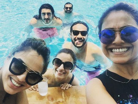 What A Cool Cat! See Alia Bhatt's Damn Stylish Pool Pictures With Her Best Friends