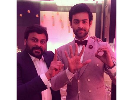 PIC TALK: Varun Tej Posts An Adorable Picture With Chiranjeevi