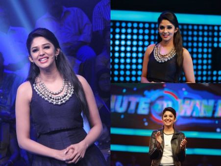 Pics! Smart And Stylish Nyla Usha As A TV Show Host!