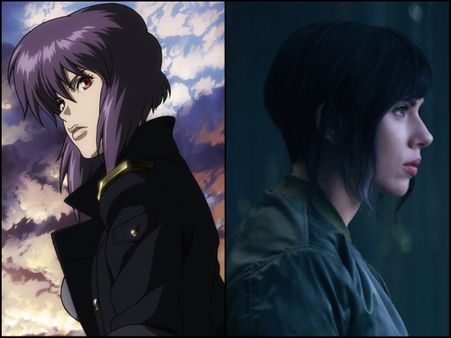 Ghost In The Shell : First Look! Scarlett Johansson Rocks The New Hairdo!