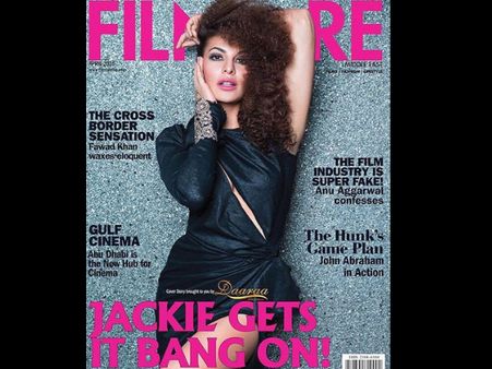 Jacqueline Fernandez Sports An Afro Look And Dazzles On Filmfare Cover!