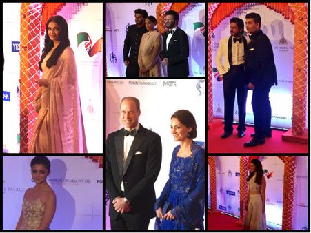 LIVE PHOTOS! SRK, Aishwarya & Other Celebs Attend Royal Dinner With Kate Middleton & Prince William!
