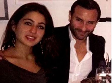 Absolutely Adorable! Saif Ali Khan Goes On A Dinner Date With Daughter Sara Ali Khan (Picture)