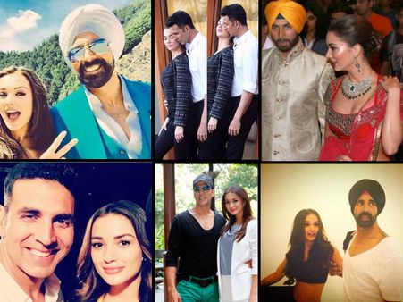 Hotness Overload! Akshay Kumar & Amy Jackson Set The Temperature Soaring In These Rare Pictures