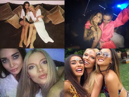 Pictures! Amy Jackson Partying In Ibiza With Her Girlfriends