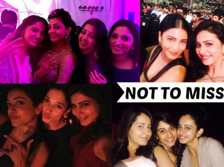 When Tollywood Actresses Bonded Over Selfies!