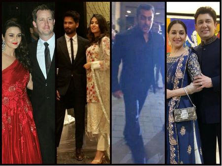 Preity Zinta Reception Party Pictures! SRK, Salman, Shahid-Mira & Other B-town Celebs In Attendance