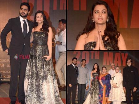 Pictures: The Bachchans Attend Sarbjit's Premiere, Aishwarya Rai & Abhishek Look Stunning Together!
