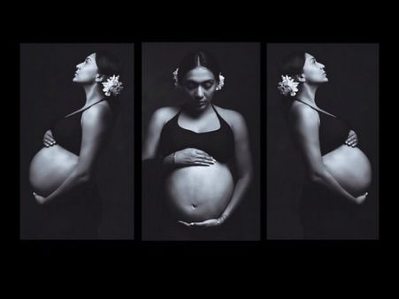 Blooming! Shveta Salve Flaunts Her Baby Bump In A Pregnancy Photoshoot