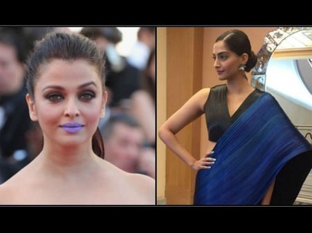 OMG! Sonam Kapoor Taunts Aishwarya Rai? Says That She Applied Purple Colour To Get Attention