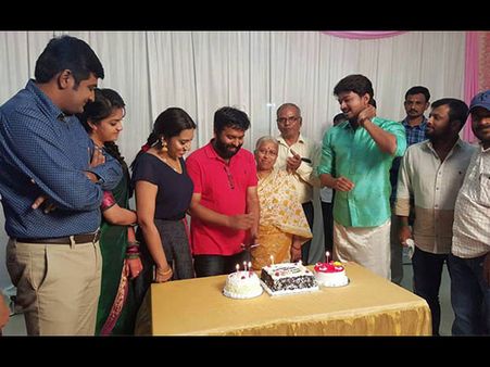 PHOTOS: Ilayathalapathy Celebrates Birthday With Team 'Vijay 60', Celebs Pour In Wishes!