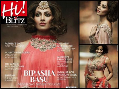 What A Royal Bride! Hottie Bipasha Basu New Photoshoot For Hi Blitz Will Make KSG Go Crazy!