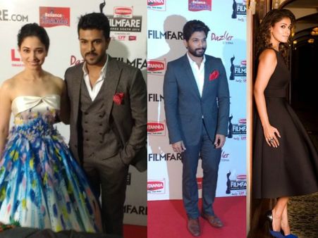 #FilmFareSouth: Tollywood Celebs Kill It On The Red Carpet: Allu Arjun, Ram Charan, Nayantara!