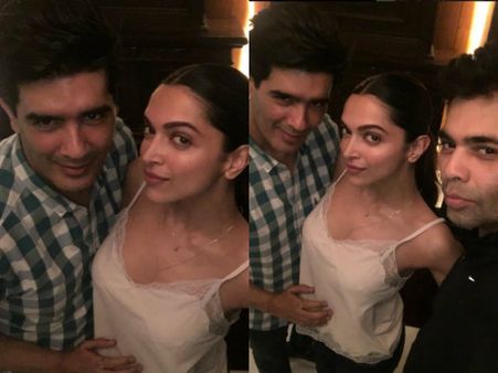 Deepika Padukone Parties The Night Away With Karan Johar & Manish Malhotra!