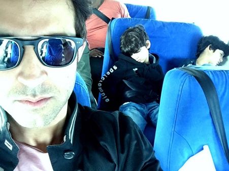 OMG! Hrithik Roshan & His Kids Were At The Istanbul Airport Few Hours Before The Terrorist Attacks