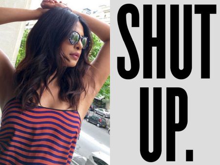 She's A Badass Desi Girl! Priyanka Chopra Posts Her 'Armpit' Picture To Shut Her Haters Up!