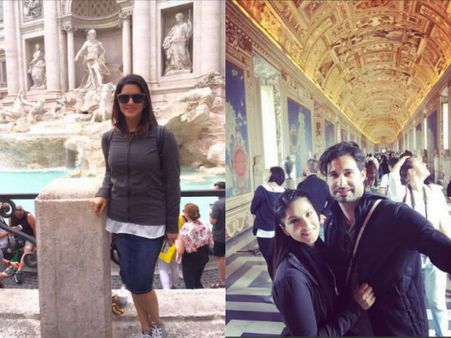 Sunny Leone Visits The Vatican With Her Husband Daniel Weber!