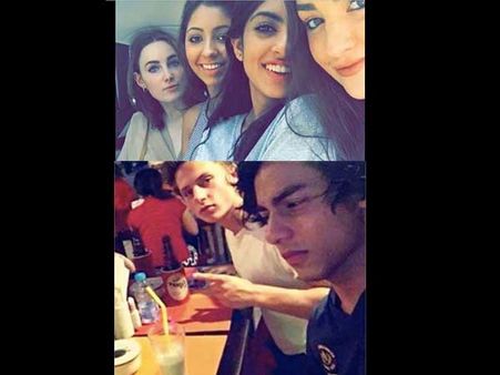 Latest Pictures: Navya Naveli Nanda & Aryan Khan Extend Their Holidays, Party In Mumbai With Friends