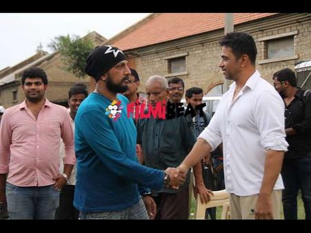 Kiccha Sudeep Visits The Sets Of Vismaya!