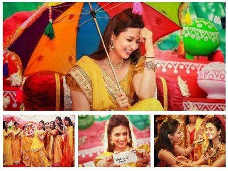 Bride-To-Be Divyanka Tripathi Glows In Yellow Lehenga At Haldi Ceremony - FRESH PICS