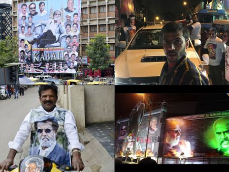 IN PHOTOS: Rajinikanth's 'Kabali' Creates Festival-like Atmosphere In Bengaluru
