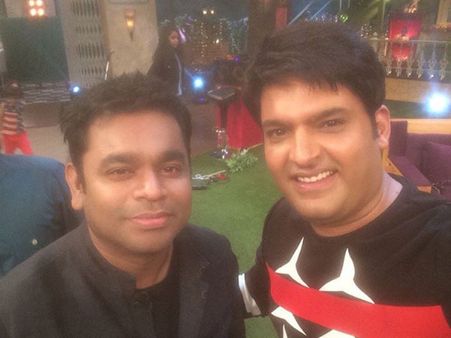 Music Maestro A.R. Rahman On The Sets Of The Kapil Sharma Show! [PICS]