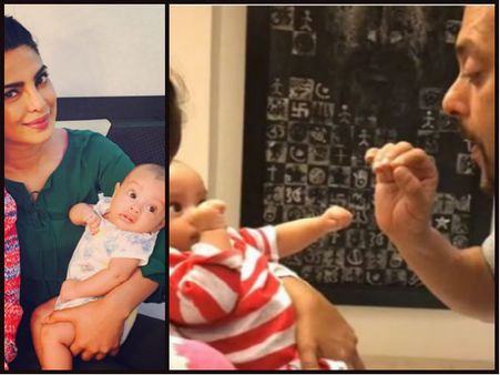 Oh Wow! Priyanka Chopra & Salman Khan Were Seen Having Fun With Arpita Khan's Baby, Ahil!
