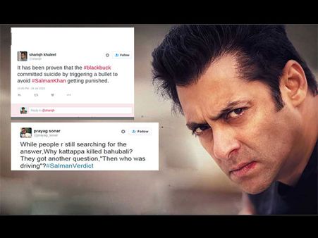 Really Hilarious! Twitteratis Troll Salman Khan On The Blackbuck Poaching Case