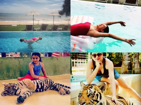 Sushmita Sen Holidays With Her Lovely Daughters In Thailand!