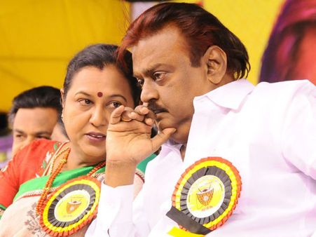 Non-bailable Arrest Warrants Against Vijayakanth & His Wife Premalatha Stayed By SC