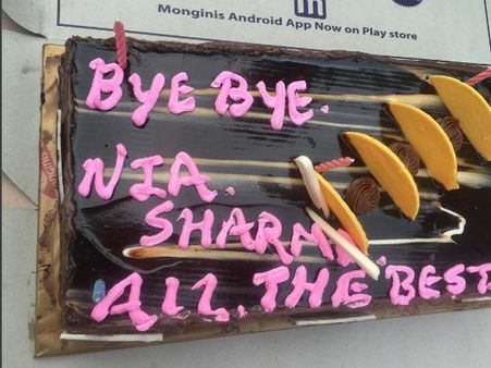 Nia Sharma's Farewell Party On The Sets Of Jamai Raja! [PICS]