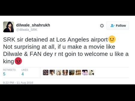 Twitteratis Troll Shahrukh Khan On US Immigration & It's So Damn Funny!