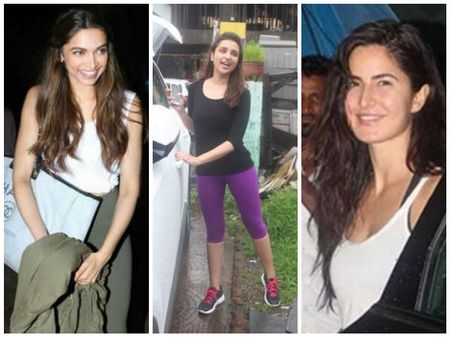 Loveliness Alert! Deepika Padukone, Katrina Kaif & Parineeti Chopra Spotted In Their Natural Avatar!
