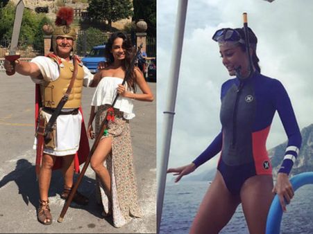 Pictures! Lisa Haydon Holidaying In Pompeii, Italy