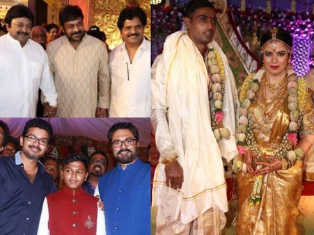 PICS: Celebs At Radhika Sarathkumar's Daughter Rayane-Abhimanyu Mithun Wedding