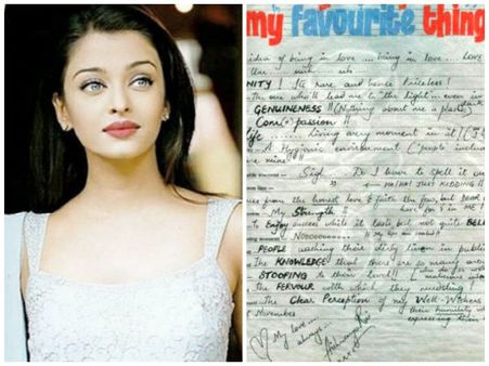 DON'T MISS! Aishwarya Rai Bachchan's Old Slam Book Messages About Love & Embarrassing Moments!