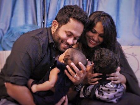 WOW! Aju Varghese & Augustina Blessed With Twins For A Second Time