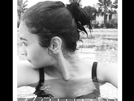 Water Baby For Life! Alia Bhatt Takes A Selfie In The Swimming Pool