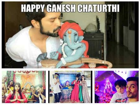 Ankita Bhargava, Arjun Bijlani, Devoleena Bhattacharjee & Other TV Celebs Welcome ‘Bappa’ Home-PICS