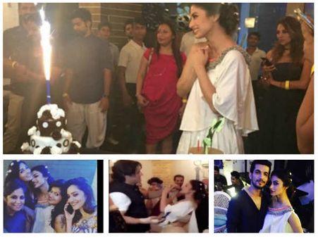 Mouni Roy Celebrates Birthday With Boyfriend Mohit Raina & Friends (PICS)