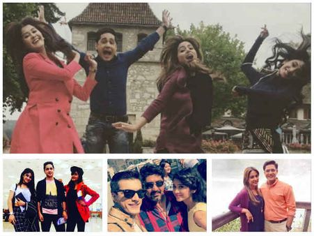 Hina Khan, Shivangi Joshi, Mohsin Khan & Others Shoot In Switzerland (PICS)
